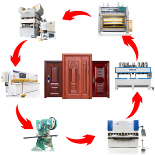 Standardní výrobní linka bezpečnostních ocelových dveří